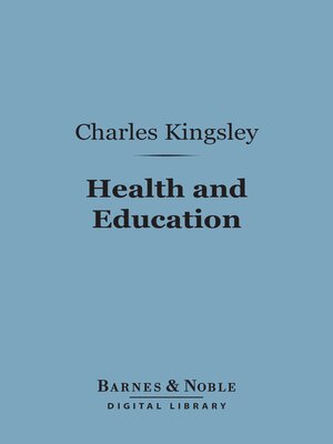 cover image of Health and Education (Barnes & Noble Digital Library)
